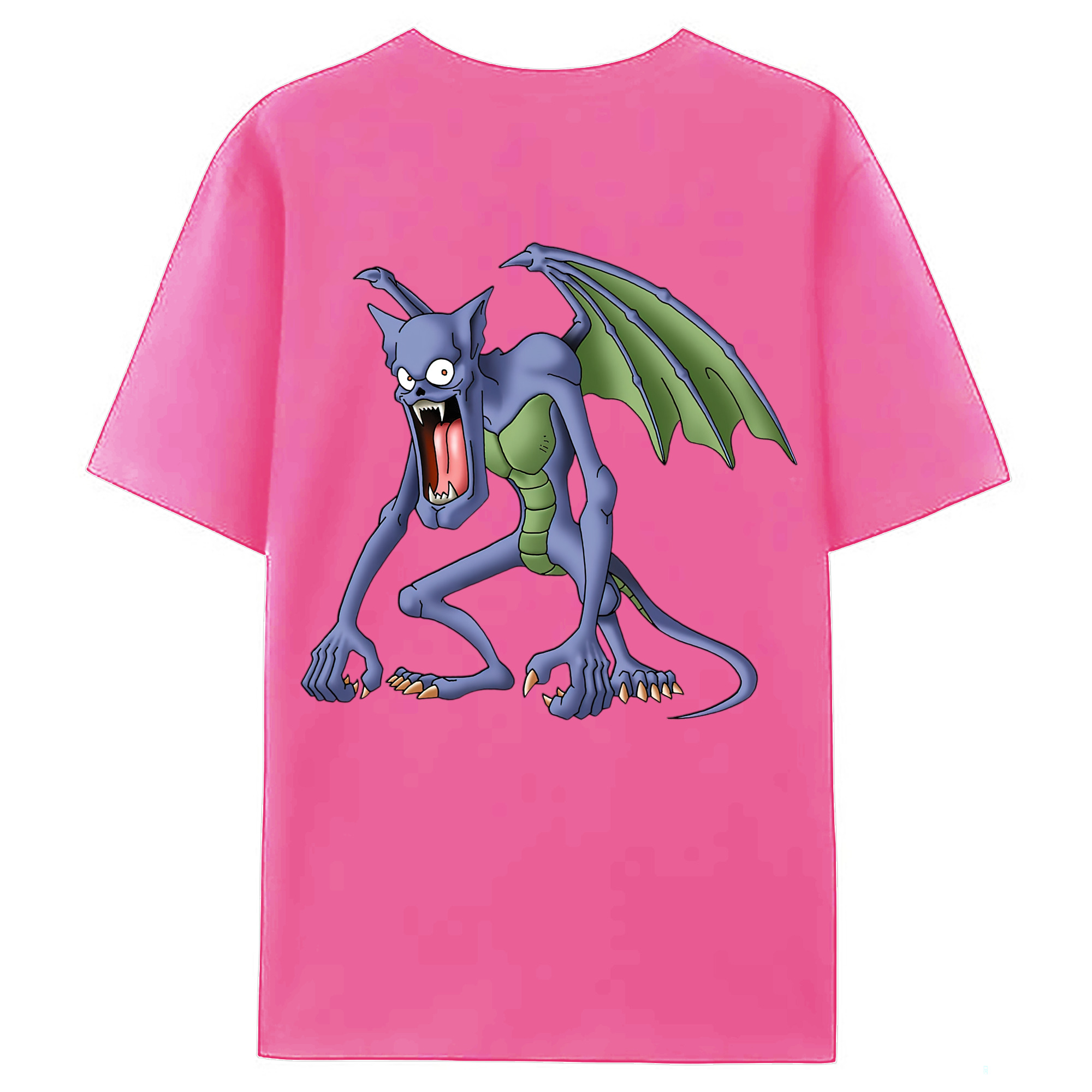 （画像用） ドラゴンクエスト Doragon Kuesuto Dragon Quest レディース半袖Tシャツ(バックプリント)